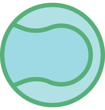 Temel top vektör simgesi