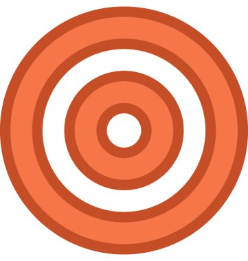 dart tahtası vektör simgesi