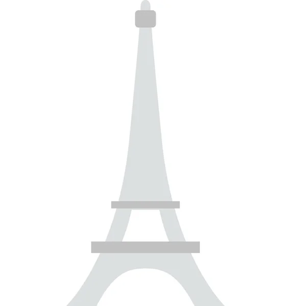 Ícone Vetor Torre Eiffel —  Vetores de Stock