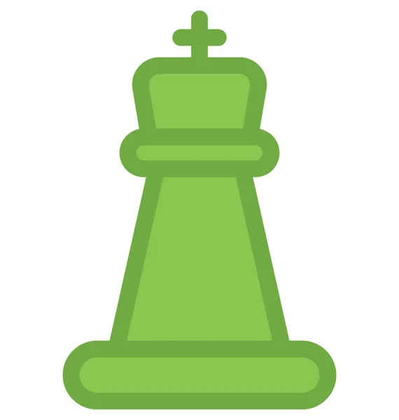 Chess King Vektor Symbol — Stock vektor