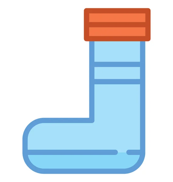 Boot Flat Vector Icon — Stock Vector