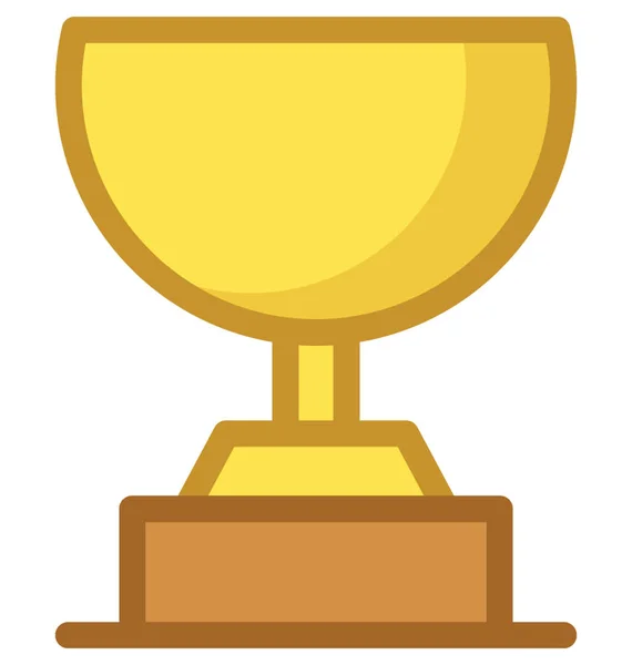 Διανυσματικό Εικονίδιο Trophy Flat — Διανυσματικό Αρχείο