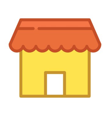  Ev vektörü simgesi 