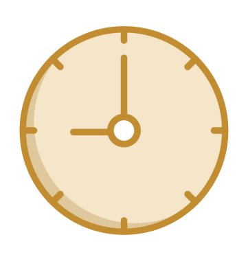  duvar saat vektör simgesi