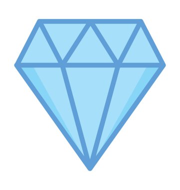  Elmas vektör simgesi 