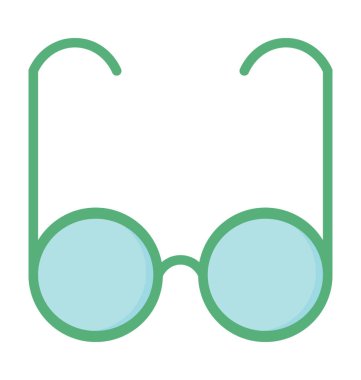  Gözlük vektör simgesi 