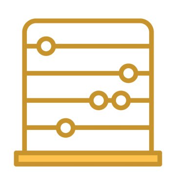  Abaküs vektör simgesi 