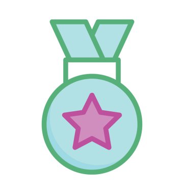  Madalya vektör simgesi