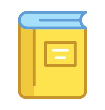   Kitap vektörü simgesi 