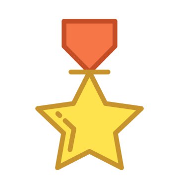  Madalya vektör simgesi