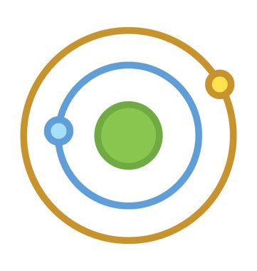  Yörünge vektör simgesi 