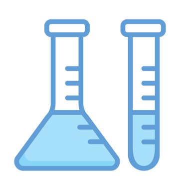  Laboratuvar Deney vektör simgesi