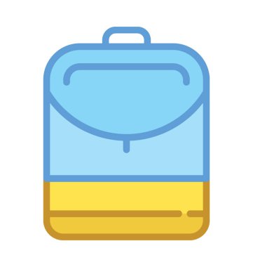  Sırt çantası vektör simgesi