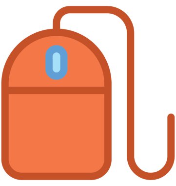 fare düz vektör simgesi