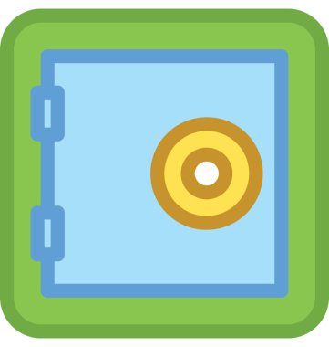 Soyunma düz vektör simgesi