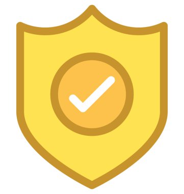 Koruma kalkanı vektör simgesi 