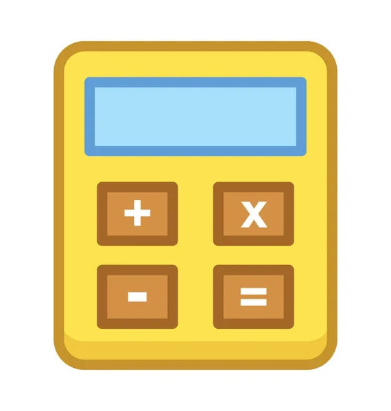 Ikoon van de Calculator vector — Stockvector