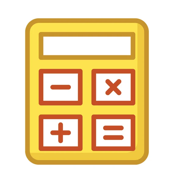 Calculator Vector Icon — Stock Vector