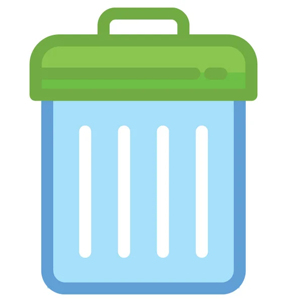 Stof Bin Vector Icon — Stockvector