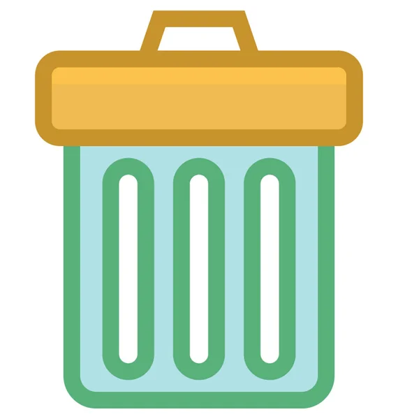 Stof Bin Vector Icon — Stockvector