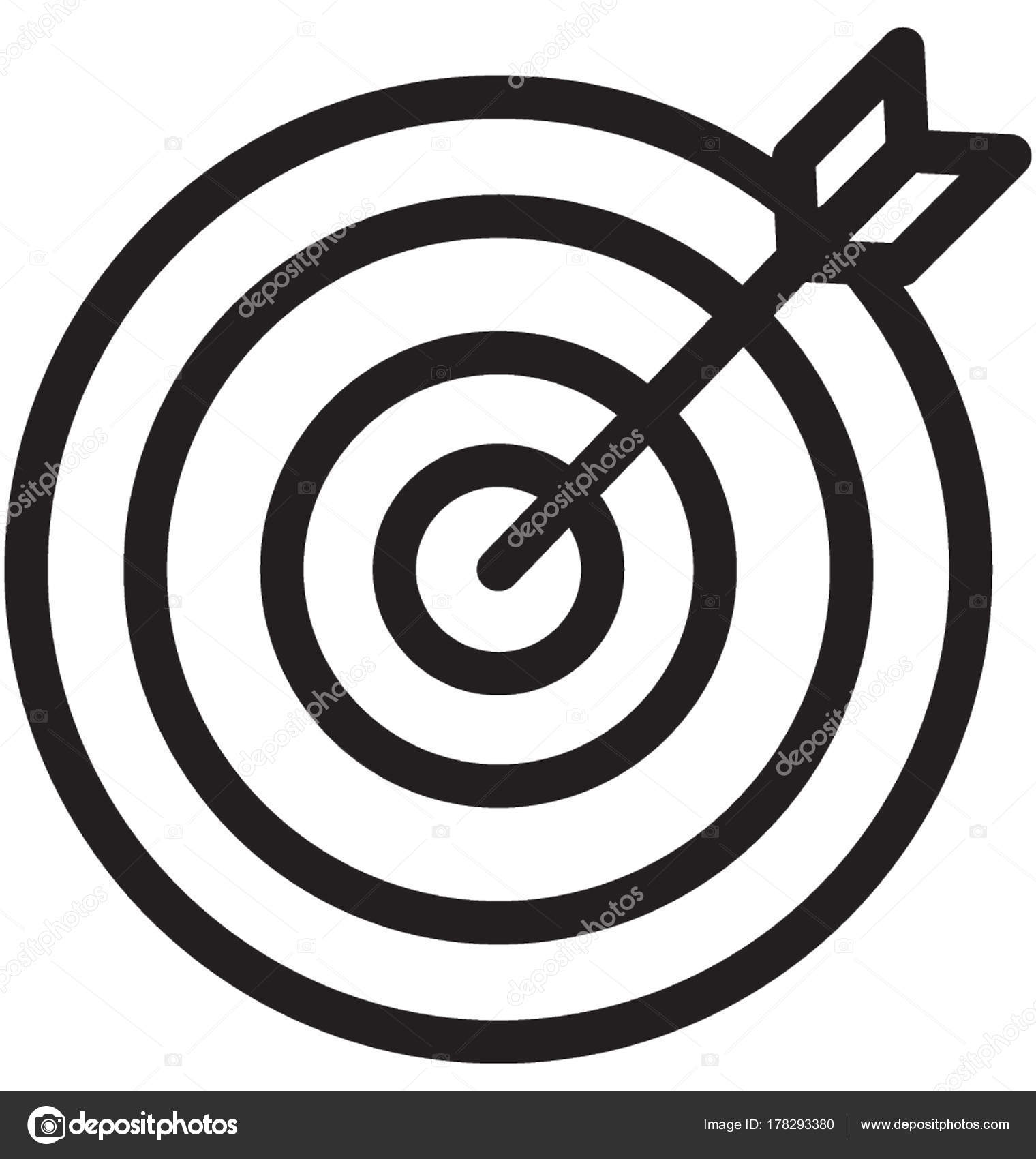 Ícone Vetor Placa Dardo Vetor de ©creativestall 178293380, image size:1520x1700