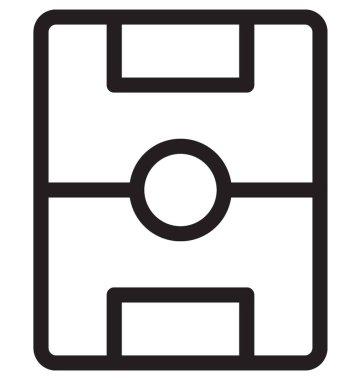 Futbol zemin vektör simgesi