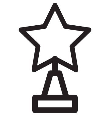 Yıldız Ödülü vektör simgesi