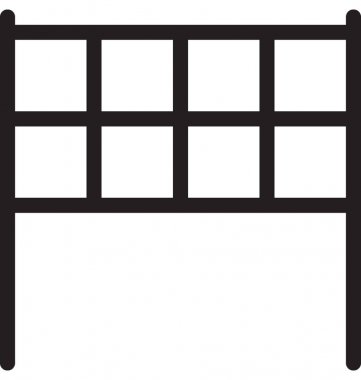 Bitiş noktası vektör simgesi