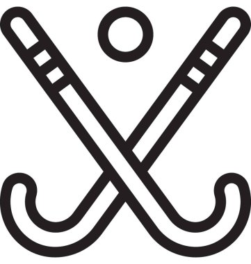 Hokey satırı vektör simgesi