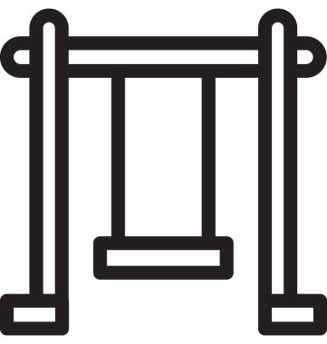Park Swing vektör simgesi