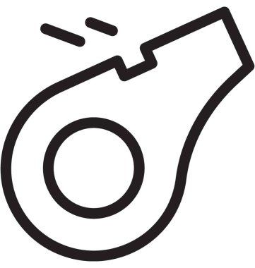 ıslık çizgisi vektör simgesi