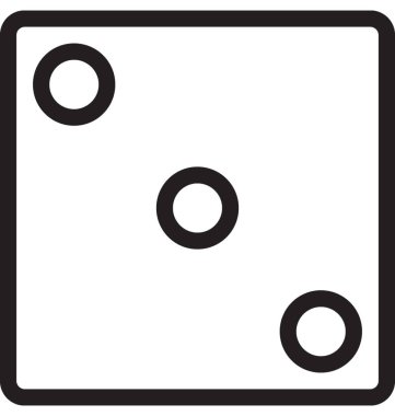 Zar satırı vektör simgesi