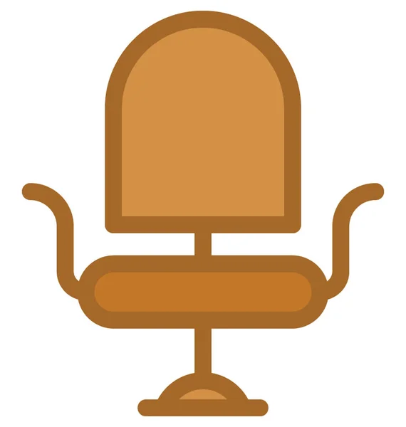 Векторная Икона Поворотного Кресла — стоковый вектор