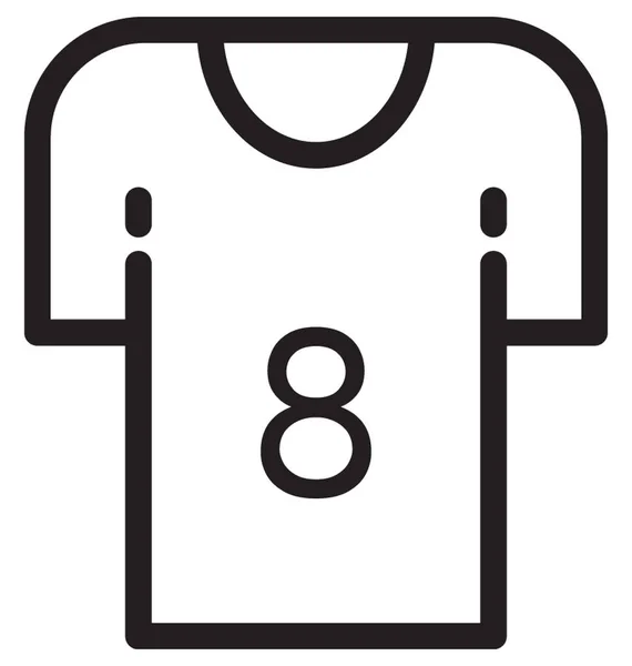Camiseta Deportiva Vector Icono — Vector de stock