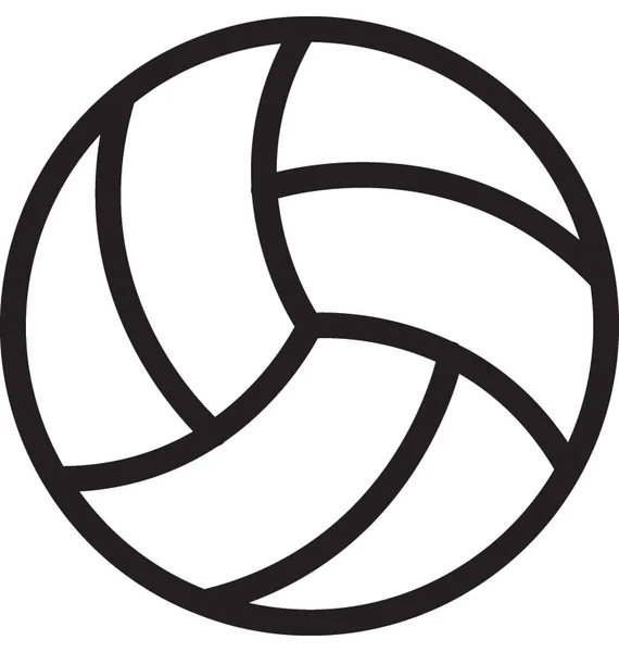 Volley Ball Vector Icon — Stock Vector