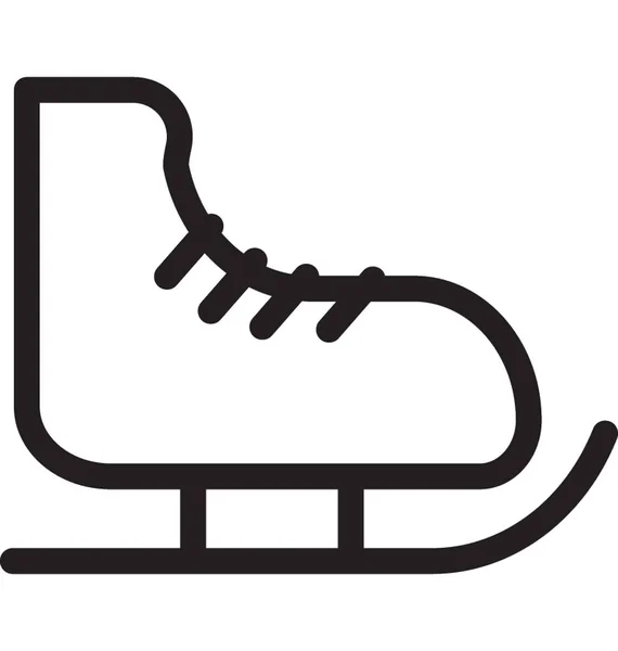 溜冰鞋矢量图标 — 图库矢量图片