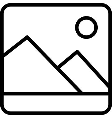 Yatay çizgi vektör simgesi