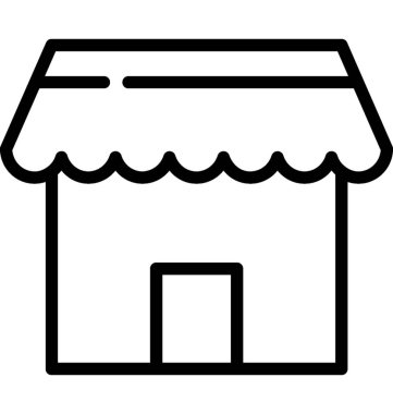 ev satırı vektör simgesi 