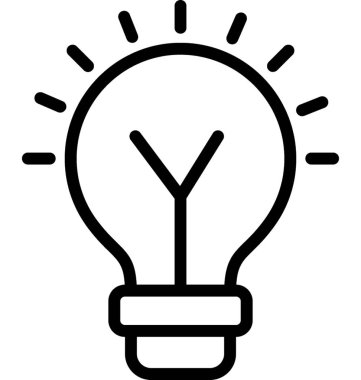 ampul vektör simgesi 