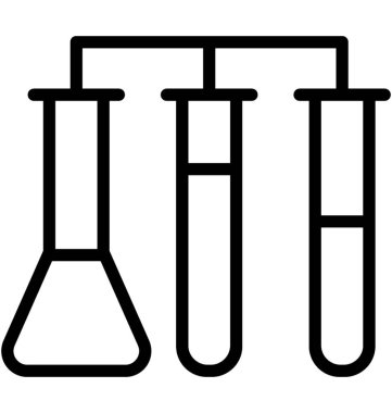 Laboratuvar Test vektör simgesi