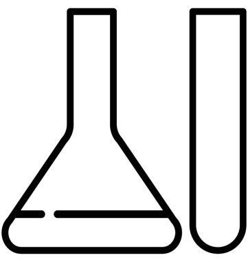 Kimyasal satırı vektör simgesi 