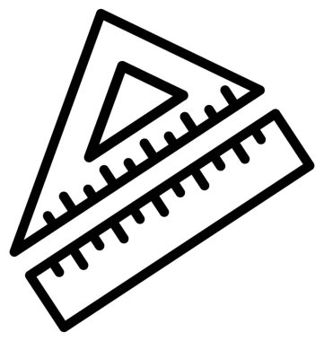 Geometri satırı vektör simgesi 