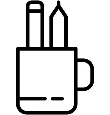 kalem case vektör simgesi