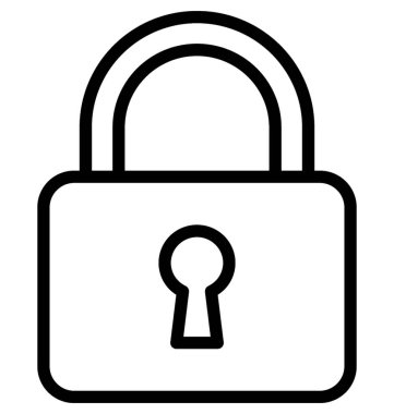 satır vektör simgesini kilitle