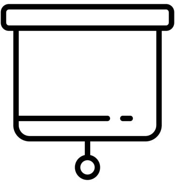 Flip chart vektör simgesi 