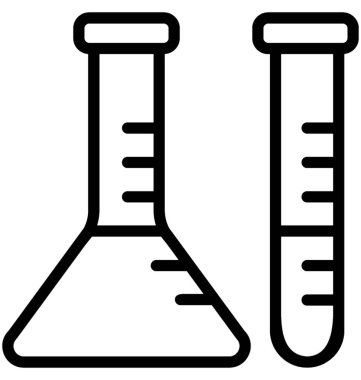 Laboratuvar Test vektör simgesi