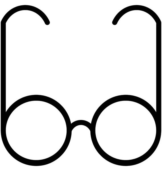 Brille Linienvektorsymbol — Stockvektor