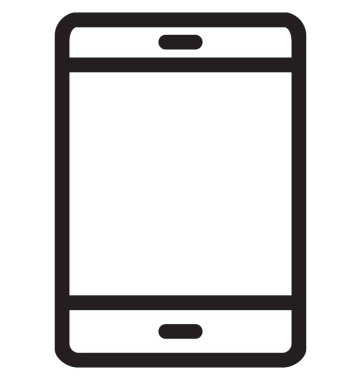 cep telefonu vektör simgesi