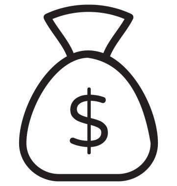 para çuval vektör simgesi