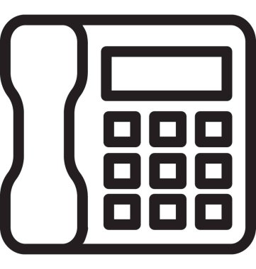 Telefon hattı vektör simgesi